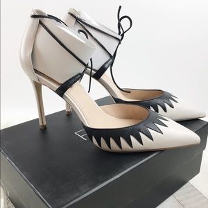Pour La Victoire Cenya Pump Black/White Size 11